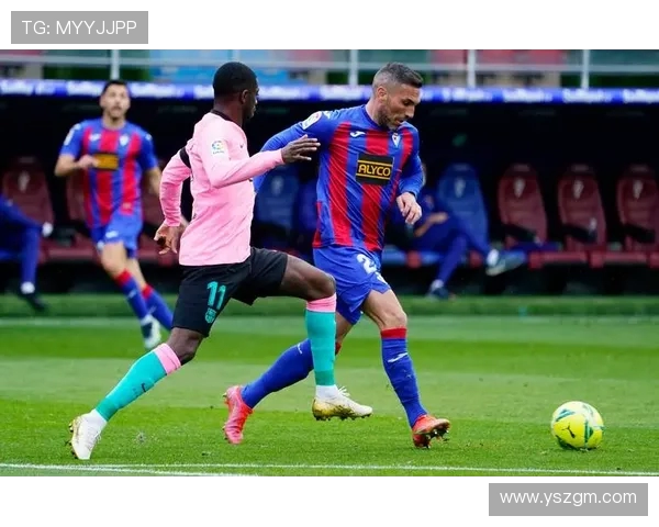 西甲联赛巴萨对阵埃瓦尔全场战况